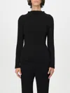 Issey Miyake Spongy Bk Wt 28 Turtle Neck In Schwarz