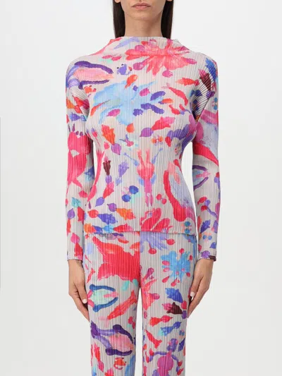 Issey Miyake Sweater Pleats Please  Woman Color Pink In Pink