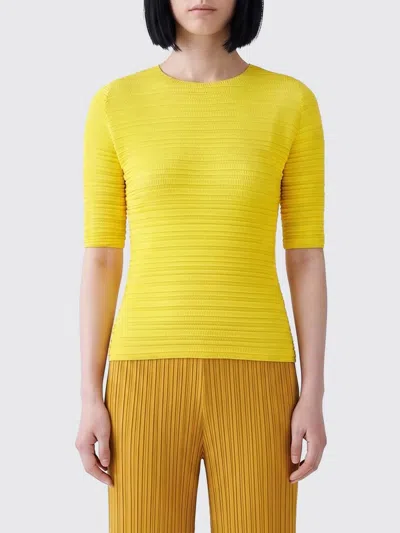 Issey Miyake Sweater Woman In Yellow