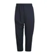 Issey Miyake Swing Trousers In Blue