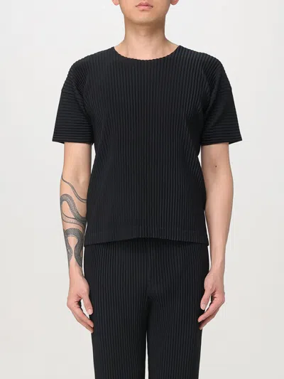 ISSEY MIYAKE T-SHIRT HOMME PLISSE' ISSEY MIYAKE MEN COLOR BLACK,G64782002