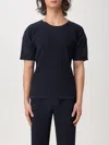 Issey Miyake Navy Basics T-shirt In Blue