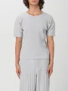 Issey Miyake Pleated T-shirt In Grau
