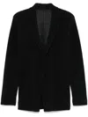 Issey Miyake Single-breasted Blazer In 黑色