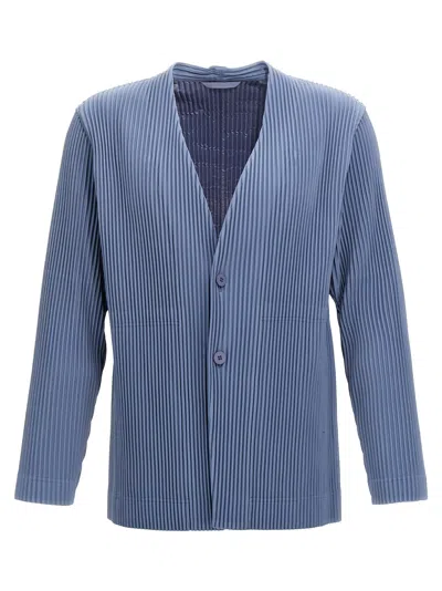 Issey Miyake Tailored Pleats 1 Blazer In Blue