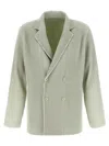 Issey Miyake Tailored Pleats 1 Blazer Green In Multi