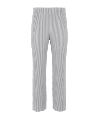 Issey Miyake Tailored Pleats 1 Casual Pants In Gray