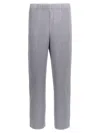 Issey Miyake Tailored Pleats 1' Pants In Gray