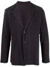 Issey Miyake Pleats Blazer In Brown