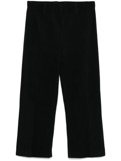 Issey Miyake Tailored Pleats 2 Trousers In 黑色