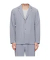 Issey Miyake Tailored Pleats Suit Coat In Gray