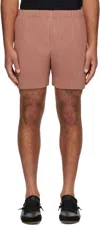 Issey Miyake Tan Monthly Color July Shorts In Pink