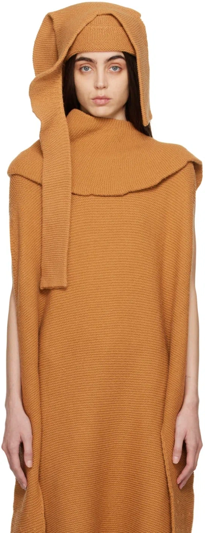 Issey Miyake Tan Rhizome Beanie In 41 Beige