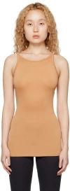 Issey Miyake Tan Skin Tank Top In 41 Beige