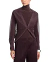 Issey Miyake Tatami One Button Cardigan In Brown