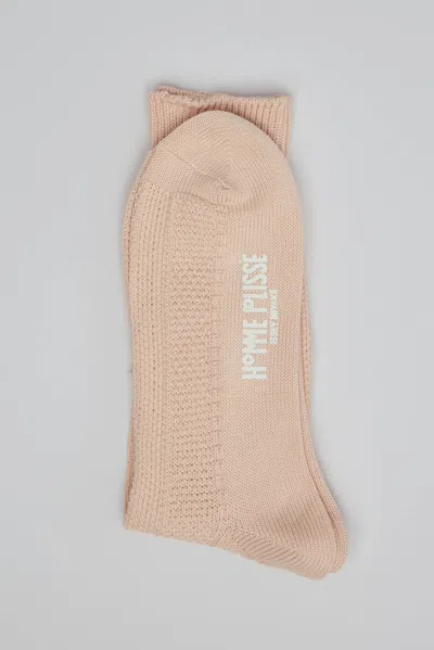Issey Miyake Textured Knit Socks In Nude & Neutrals