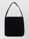 Issey Miyake Textured Shoulder Bag Top Handle In Black