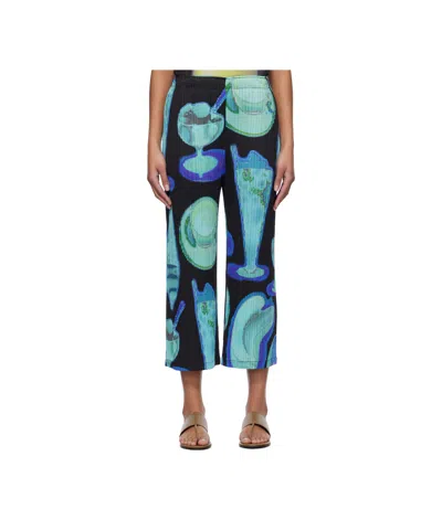 Issey Miyake Thermal Foods Trousers In Black