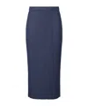 Issey Miyake Navy May Loop Bottoms Midi Skirt In Blue