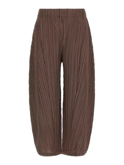 Issey Miyake Thicker Bottoms 2 Pants In Brown