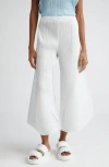 ISSEY MIYAKE THICKER BOTTOMS PLEATED WIDE LEG PANTS
