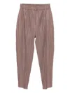 Issey Miyake Thicker Trousers In Pink