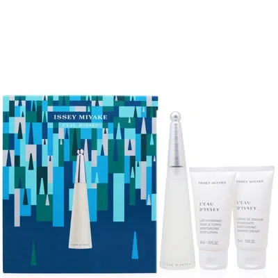 Issey Miyake Three-piece Women's Essentials Set In Blue