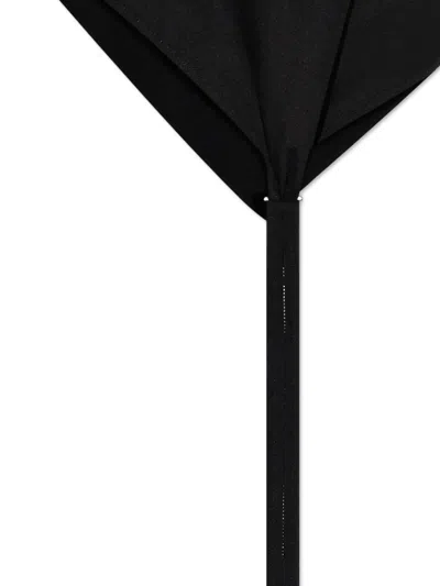 Issey Miyake Tie-back Strapless Top In Black