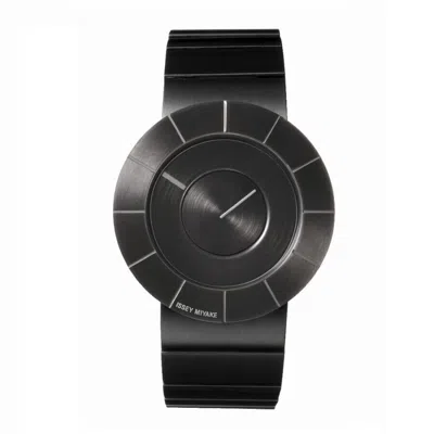 Pre-owned Issey Miyake To Silan002 Men's Watch Yoshioka Tokujin Design Black
