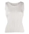 Issey Miyake Top In Grey