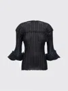 Issey Miyake Asagao Top In Black