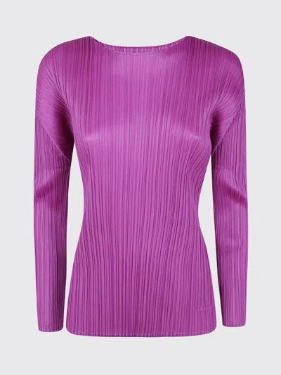 ISSEY MIYAKE TOP PLEATS PLEASE ISSEY MIYAKE WOMAN COLOR FUCHSIA,H66764007