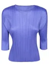 Issey Miyake Tops In Blue