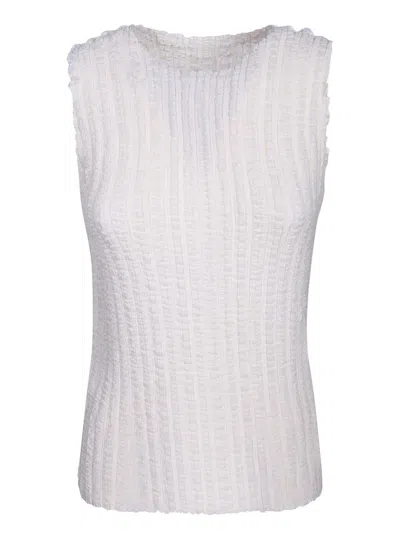 Issey Miyake Tops In White