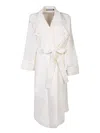 Issey Miyake Shaped Membrane Linen Trenh Coat