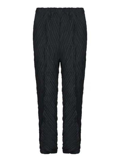 Issey Miyake Trousers In Black