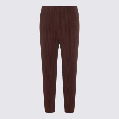Issey Miyake Trousers Brown