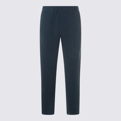 Issey Miyake Trousers Manarola Boat Navy In Blue