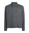 Issey Miyake Trucker Jacket In Grey