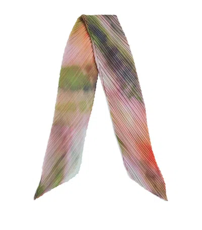 Issey Miyake Turnip & Spinach Scarf In Pink