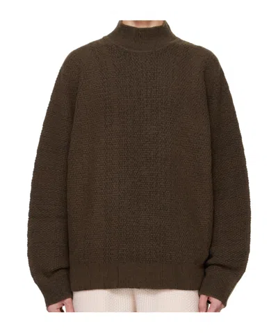 Issey Miyake Turtleneck Sweater In Black