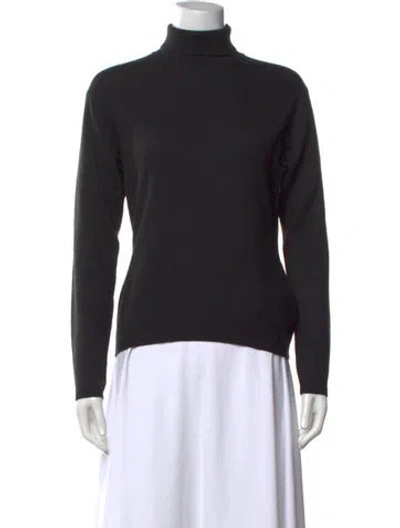 Pre-owned Issey Miyake Turtleneck Sweater In Black/grey