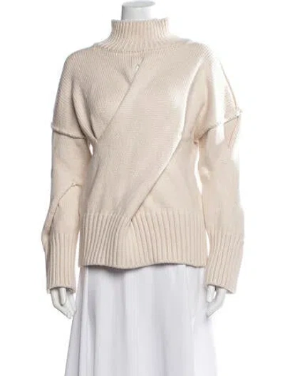 Pre-owned Issey Miyake Turtleneck Sweater W/ Tags In Neutrals