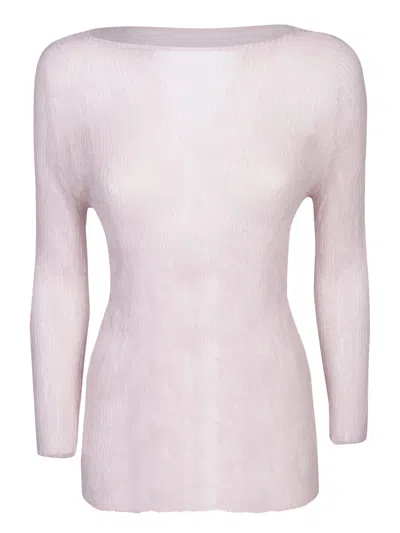 Issey Miyake Tops In Pink