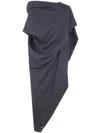 Issey Miyake "uni-form" Wool Dress Clothing In Blue