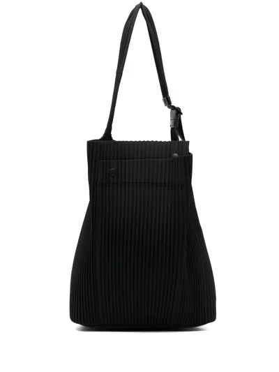 Issey Miyake Utility Shoulder Bag In Black