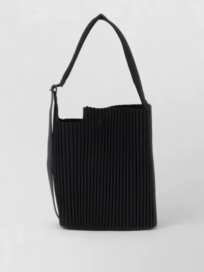 Issey Miyake Utility Small Tote Shoulder Bag In Black