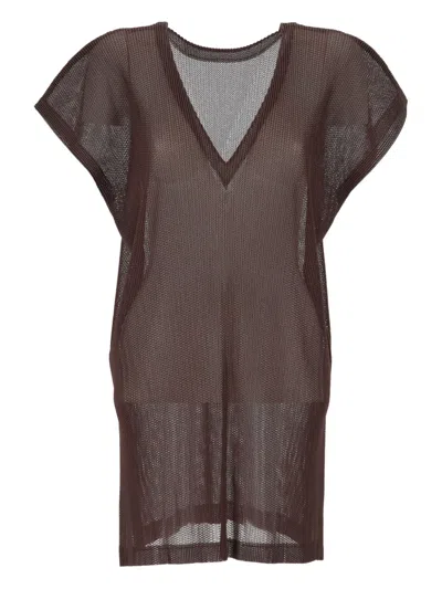 ISSEY MIYAKE V-NECK DRESS