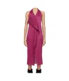 Issey Miyake Pink Monthly Colors November Maxi Dress In Red