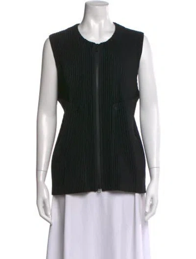 Pre-owned Issey Miyake Vest In Black